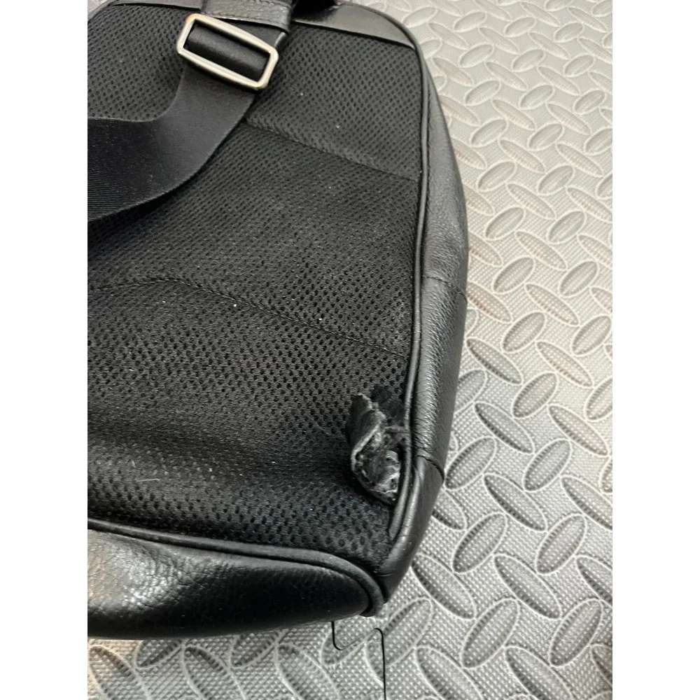 COACH Shoulder Bag 2540 West Pack Pebbled Leather Cowhide Crossbody Body Bag